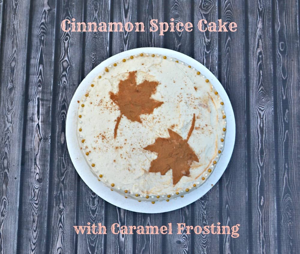 Cinnamon Spice Cake with Caramel Frosting