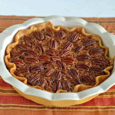 A gorgeous Pecan Pie perfect for Thanksgiving dinner