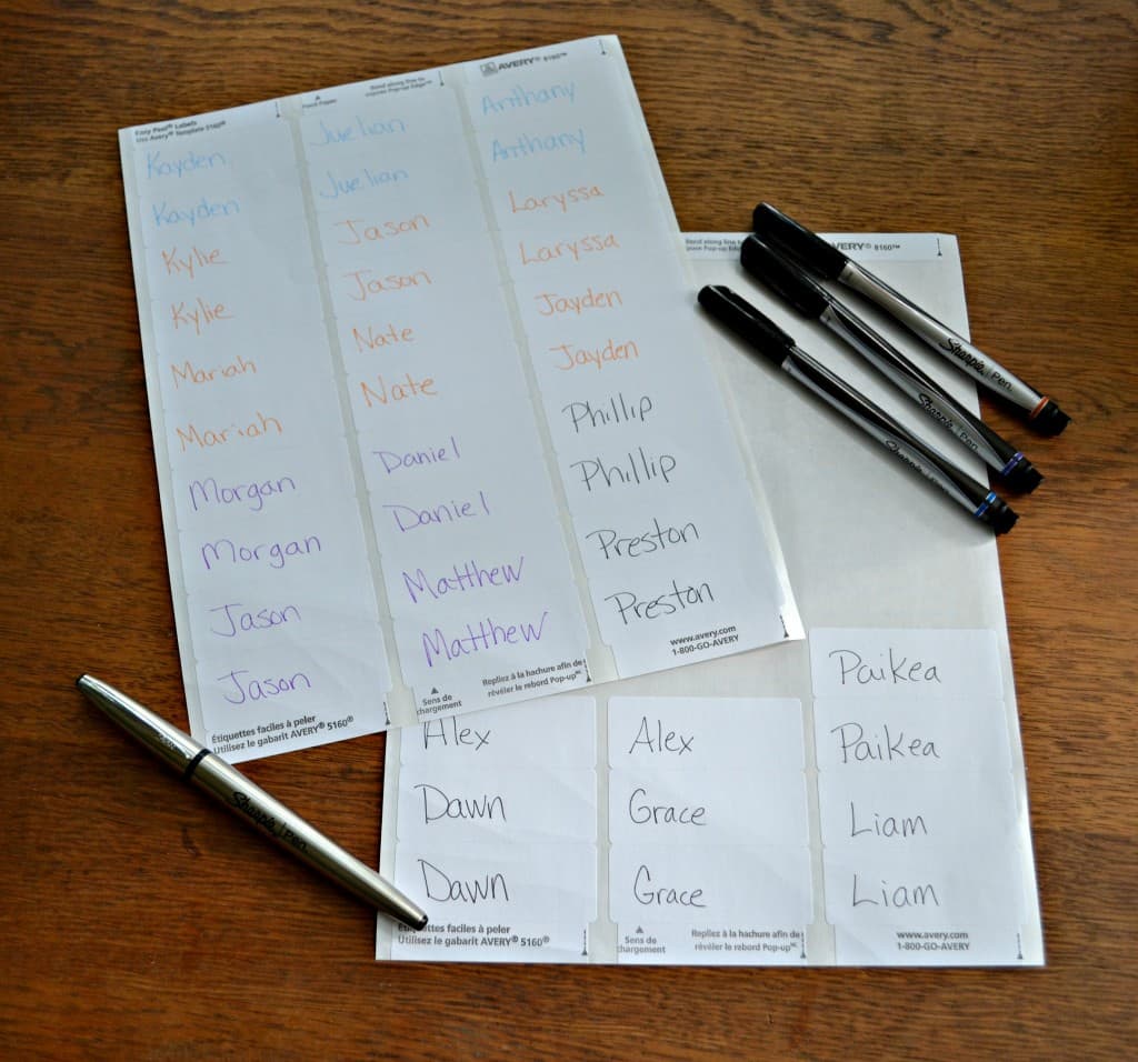 Get organized with Sharpie Pens!