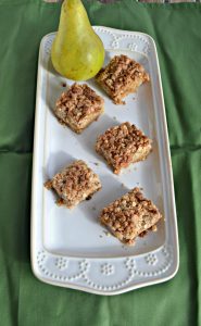I can't get enough of these Brown Butter Pear Blondies