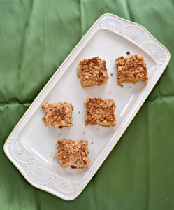 Brown Butter Blondies with Pears