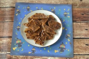 Sweet, salty, and spiced Pumpkin Brittle