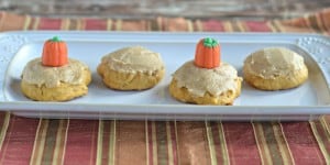 Pumpkin Cookies with Brown Butter Frosting | Hezzi-D's Books and Cooks