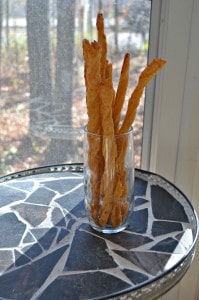Cheese Straws are a fabulous crunchy snack.
