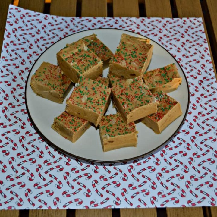 Fun and delicious Gingerbread Fudge is perfect for the holidays