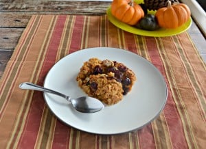 Baked Pumpkin Oatmeal: The perfect cold weather breakfast