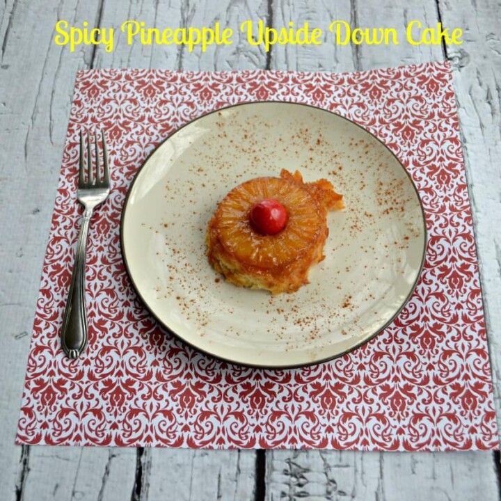 Spicy Pineapple Upside Down cakes are sweet, a touch smoky, with just a little bit of heat.