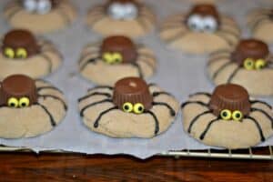 Cute and easy to make Spider Cookies