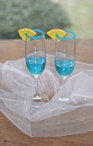 What blue drink isn't fun? You are going to love this Blue Sparkling Star Cocktail