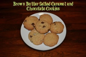 Brown Butter Salted Caramel and Chocolate Cookies using Nestle DelightFulls