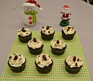 Delicious Chocolate Almond Cupcakes are semi-homemade