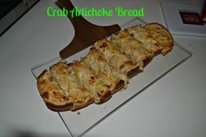 Crab Artichoke Bread is a cheesy, delicious appetizer that everyone will love
