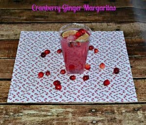 Cranberry Ginger Margaritas are fun and festive!