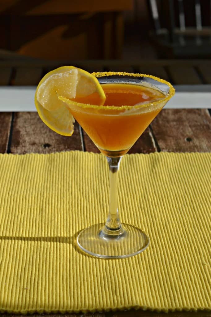 Lemon Ginger Tea Martini