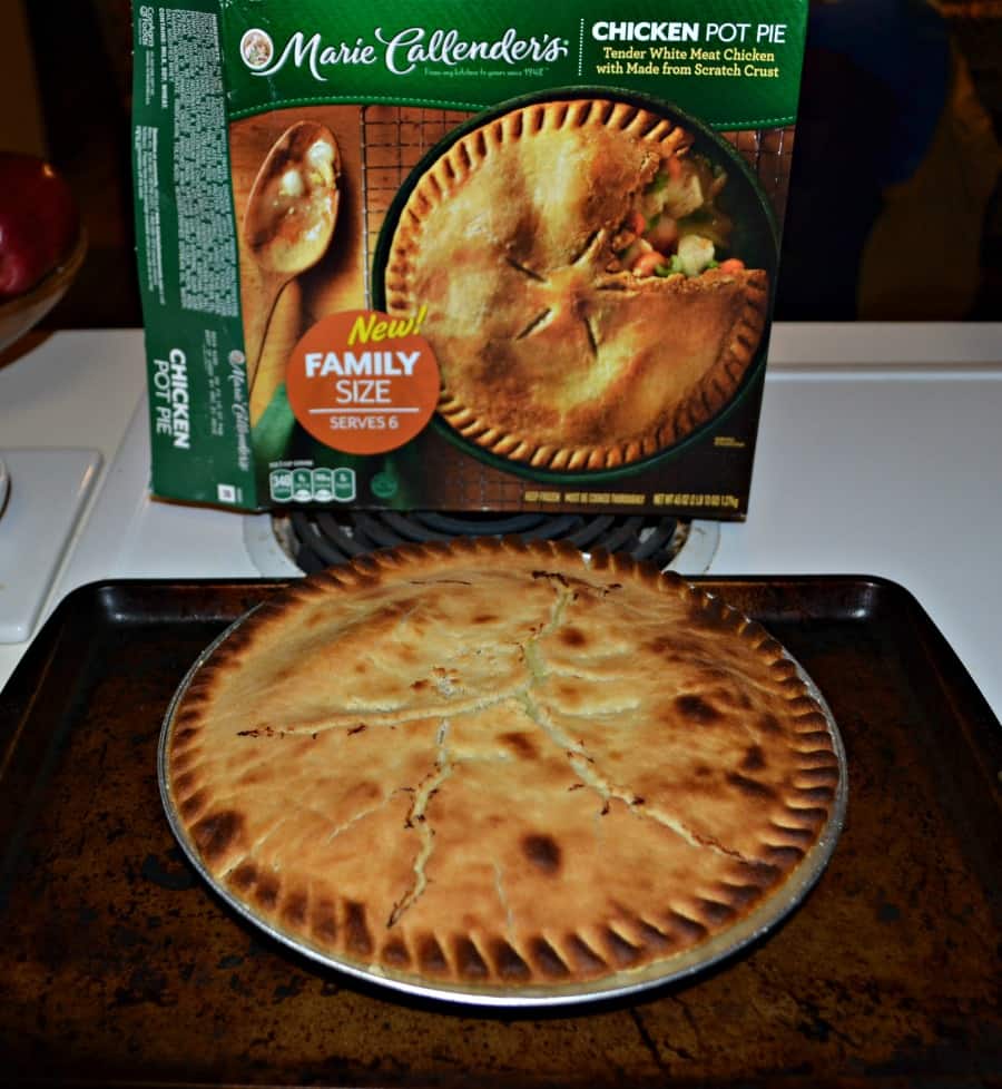 Marie Callender's Chicken Pot Pies have real white meat chicken and a flaky golden crust