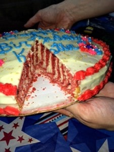 Red Velvet Zebra Cake | Number 9 most popular recipe of 2014
