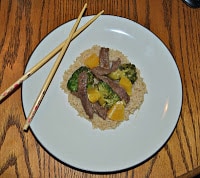 Clean Eating for Busy Families Review + Orange Peel Beef & Broccoli Stir-Fry
