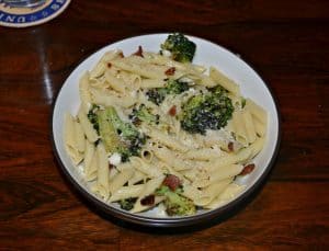 Roasted Broccoli Carbonara