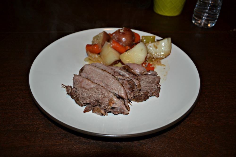 Roasted Herbed Leg of Lamb with Vegetables