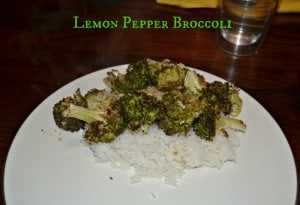 Lemon Pepper Roasted Broccoli | Hezzi-D's Books and Cooks