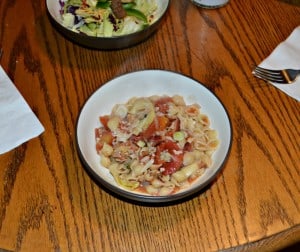 Pasta with Artichoke Clam Sauce and Bacon