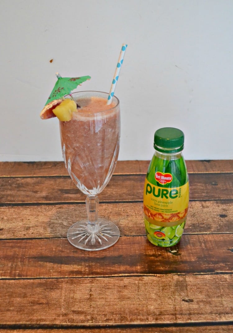 Tropical Pineapple Smoothie with Pure Earth Juice:  A Pure Escape