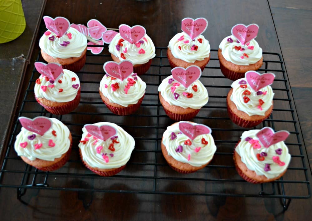 Delicious Pink Velvet Cupcakes are a light and fluffy cupcake topped with buttercream frosting. 