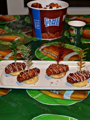 Hot Wing Chicken and Waffles Appetizers make game time snacks a snap!