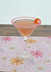Hibiscus Cosmo is a colorful and flavorul cocktail