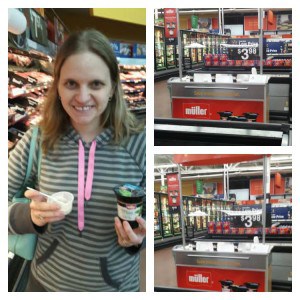 Enjoying the Muller Ice Cream Inspired Yogurt!