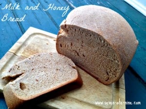 Whole Wheat Milk and Honey Bread