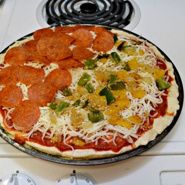 No Rise Pizza Crust is ready to bake in just 10 minutes!
