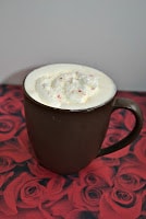 Spiked White Chocolate Peppermint Steamer