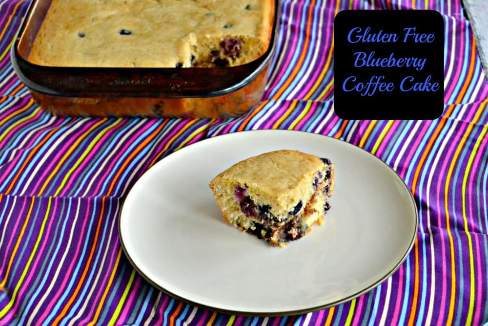 Delicious Gluten Free Blueberry Hazelnut Coffee Cake