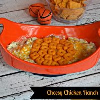 Cheesy Chicken Ranch Dip with Cheez-It Crunch'd
