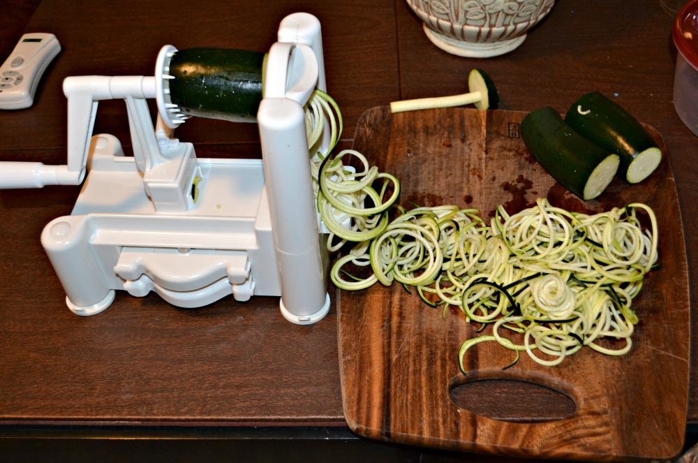 Zoodles (zucchini noodles) are a great substitute for noodles!