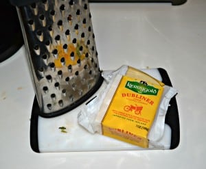 Delicious Kerrygold Dubliner cheese in a spicy Chorizo Quiche