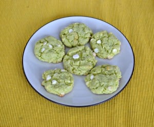 Key Lime Cookies ith White Chocolate Chips
