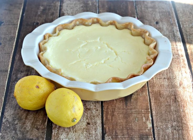 Bright and tasty Lemon Cheese Cake Pie for 3/14