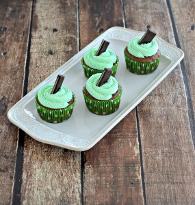 Mint Chocolate Cupcakes are grea tfor St. Patrick's Day