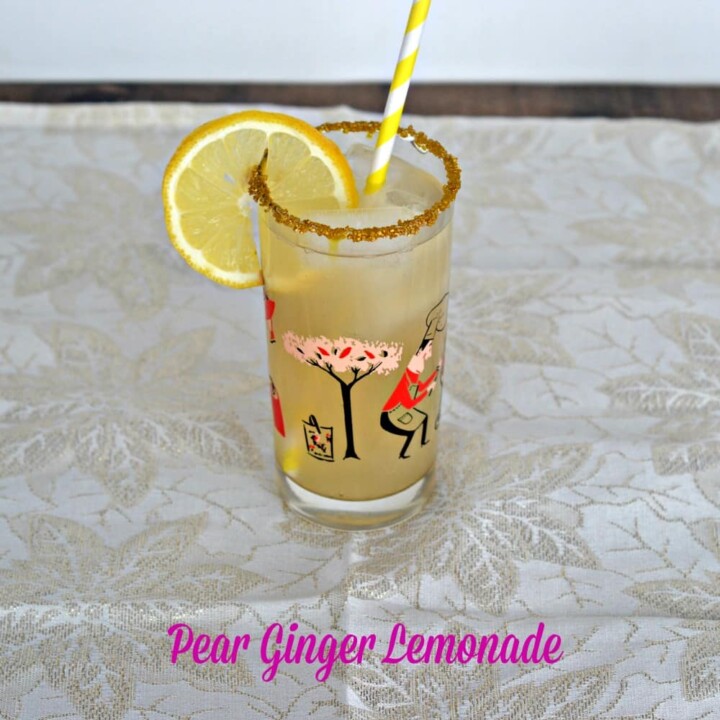 Pear Ginger Lemonade Cocktail