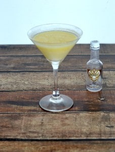This cocktail tastes amazingly like Pineapple Upside Down Cake