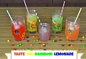 Five Flavors of Skittles Taste the Rainbow Lemonade