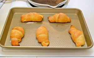 Cadbury Egg Stuffed Croissants are easy to make and so delicious!