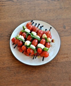 Caprese Skewers are a fresh and easy summer appetizer