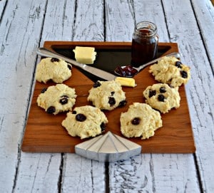 Fresh Cherry Scones with butter or jam