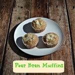 Pear Bran Muffins have a fabulous texture and the juicy pears inside.