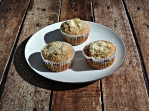 Pear Bran Muffins are spiced and tasty.