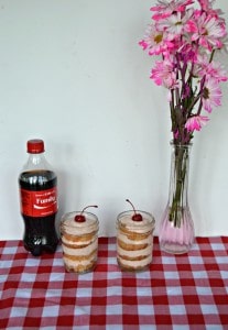 Celebrate Family with Coke Cupcakes in a Jar
