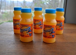 SunnyD individual bottles are perfect for summer parties!
